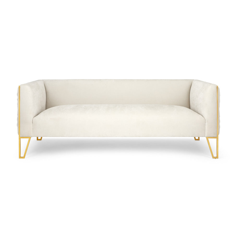 Amelia Sofa Matte Gold