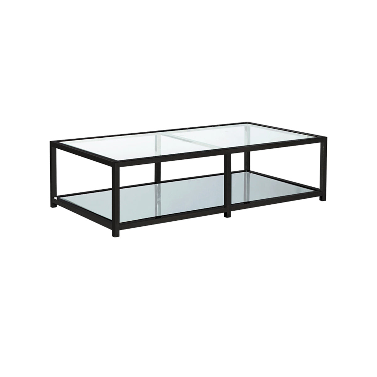 Fabian Rectangular Coffee Table Black Metal