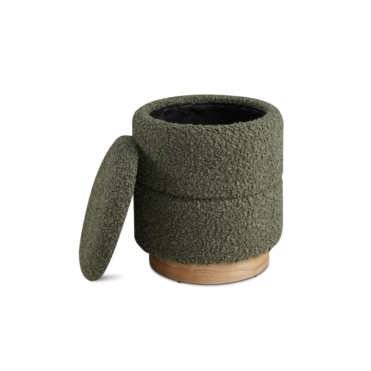 EDGAR Storage Ottoman Olive