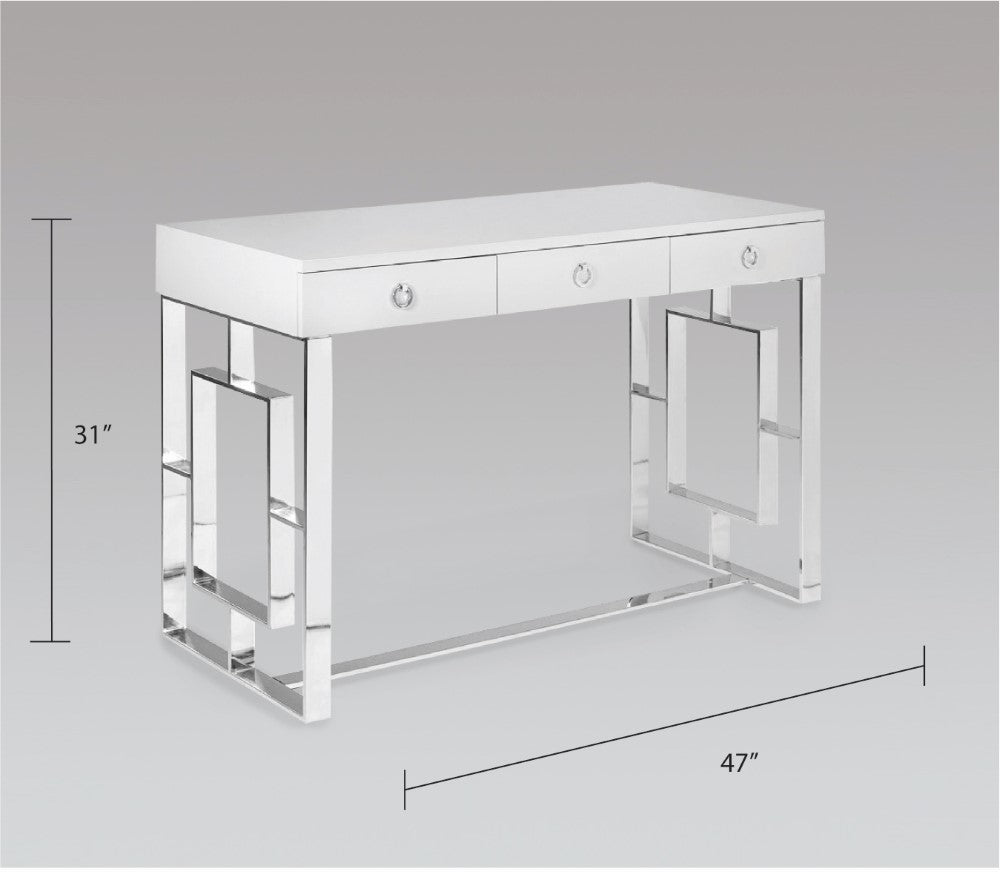 Florence Desk Chrome