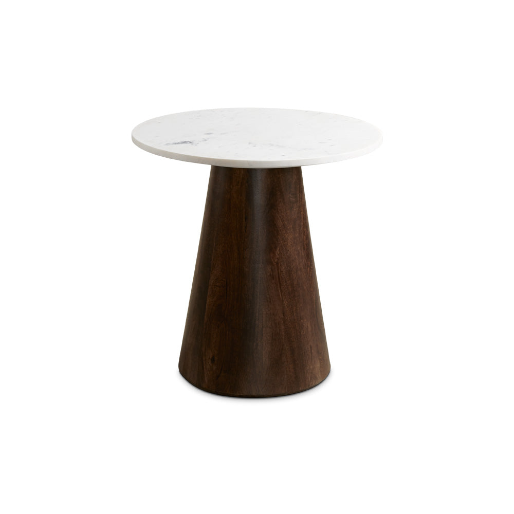 Ryder End Table with Marble Top