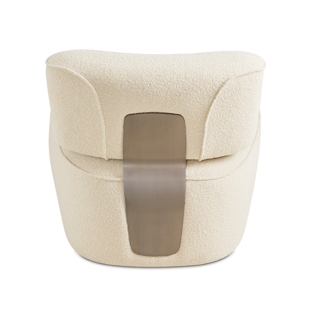 Emma Accent Chair Beige Boucle