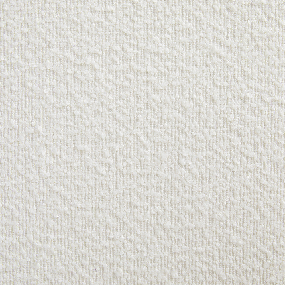 Junia Swivel Ottoman Ivory Boucle
