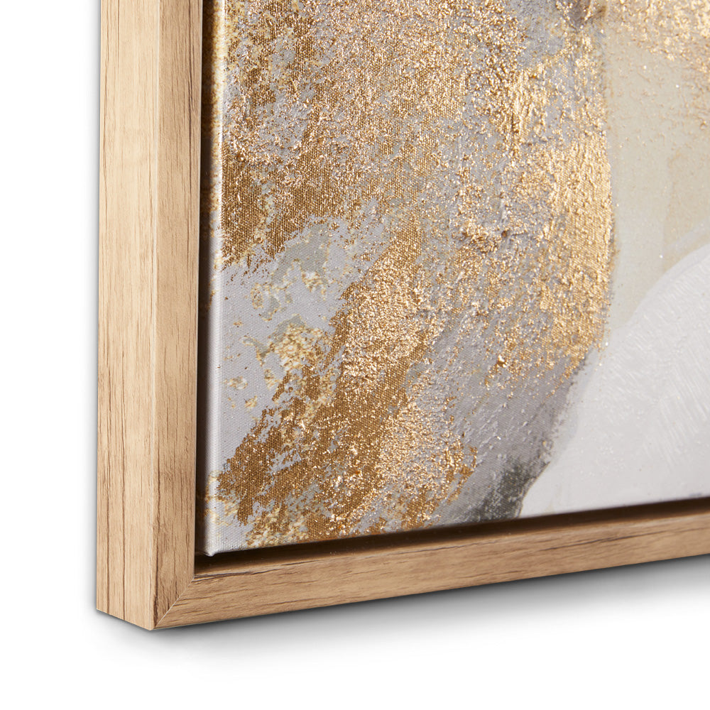 WALL ART Gold Black